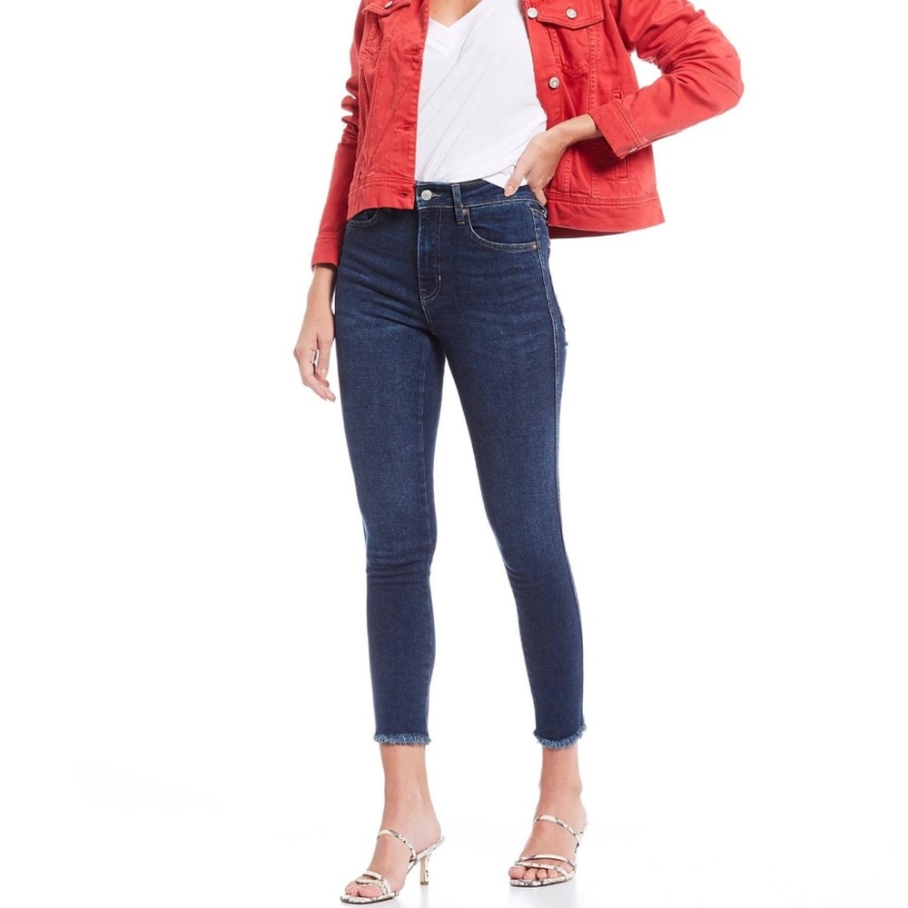 We The Free Raw hem High rise denim jeans